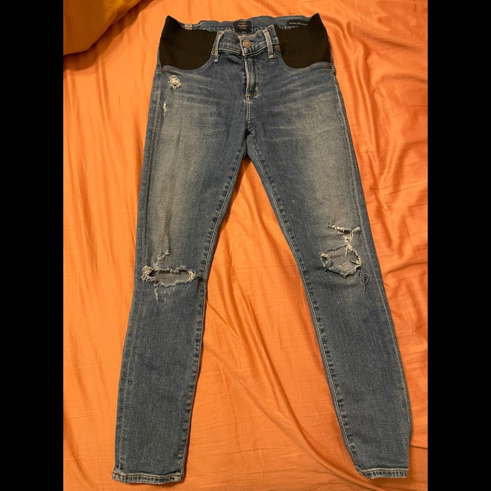 Citizens of Humanity Side Panel Maternity Jeans size 26
